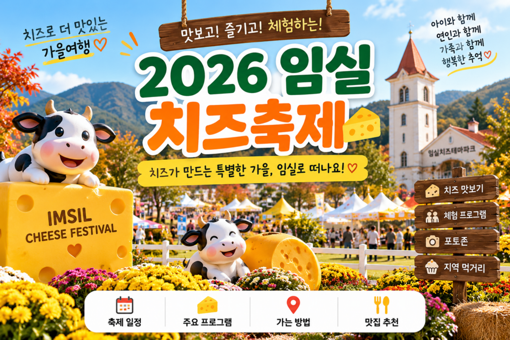 2026 임실N치즈축제 일정｜아이와 가볼만한 10월 가족여행, 치즈체험까지 숙소 사진