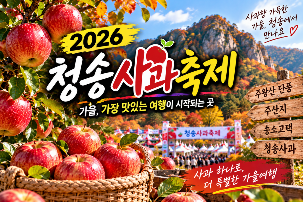2026 청송사과축제｜빨갛게 익은 사과 따라 떠나는 청송 가을여행, 주왕산까지 1박2일 숙소 사진