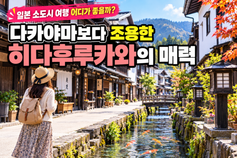 일본 소도시 여행 어디가 좋을까?｜다카야마보다 조용한 히다후루카와의 매력
