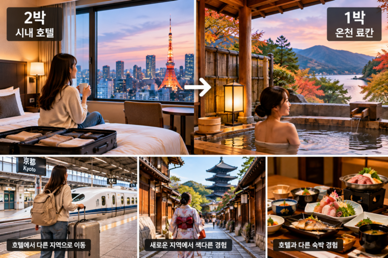 일본에서 2박은 호텔, 1박은 다른 곳에서 자면 어떨까｜숙소를 나누는 여행의 장단점