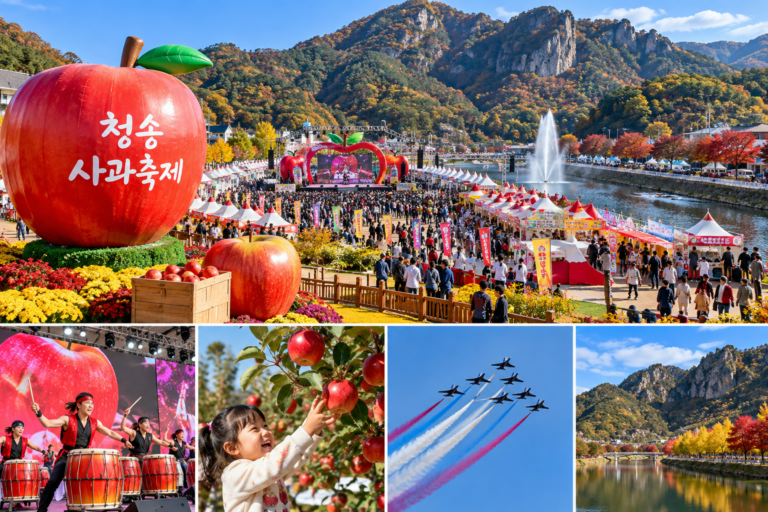2026 청송사과축제 11월 4일 개막｜축제 일정·체험 행사·주차장·가을 여행 코스